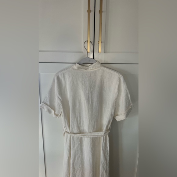 Aritzia Wilfred Eleta Linen Midi Dress 2XS - Picture 10 of 12